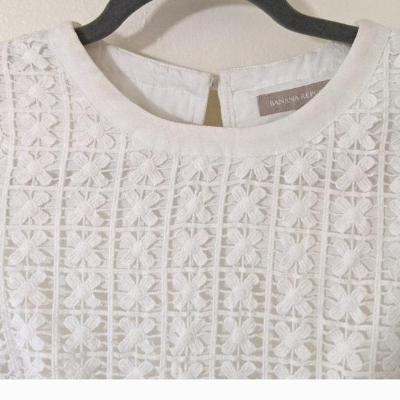 Banana Republic White Mini Dress - Picture 6 of 14